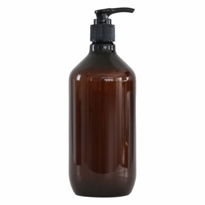 ポンプボトル 500ml (アンバー) / 1ケース144本入り